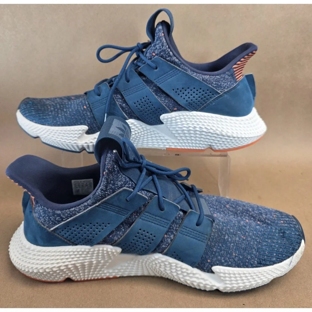 Adidas Prophere (Sz 12) Blue Night White Orange Original Yeezy Primeknit 1